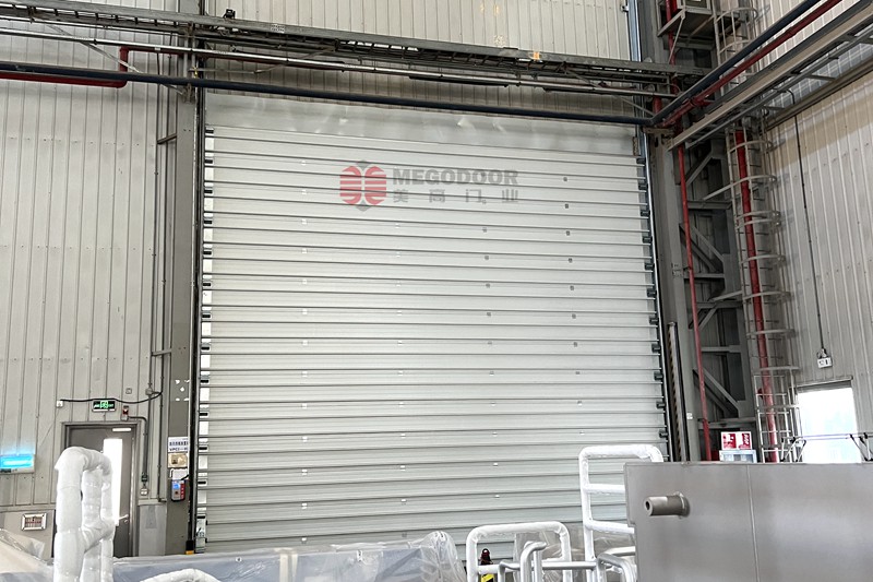 滁州电子厂房电动提升门插图1