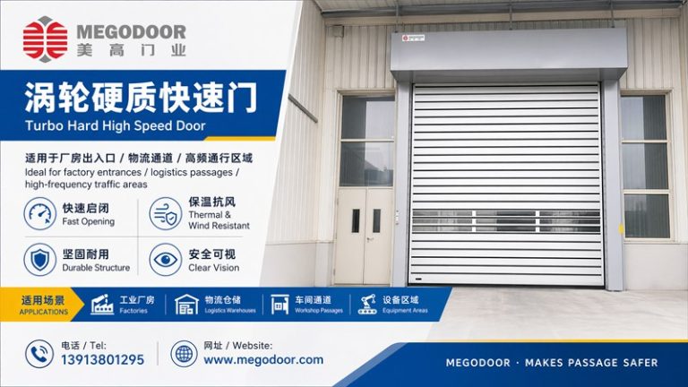 滁州车间物流门怎么选？美高门业推荐涡轮硬质快速门缩略图