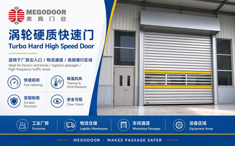 滁州车间物流门怎么选？美高门业推荐涡轮硬质快速门插图