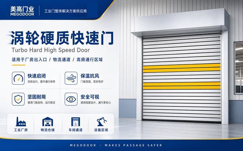 滁州车间物流门怎么选？美高门业推荐涡轮硬质快速门插图1